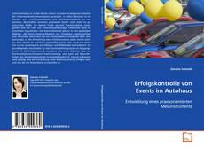 Portada del libro de Erfolgskontrolle von Events im Autohaus