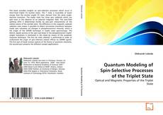 Buchcover von Quantum Modeling of Spin-Selective Processes of the Triplet State
