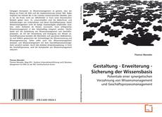 Capa do livro de Gestaltung - Erweiterung - Sicherung der
Wissensbasis 