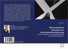 Capa do livro de Wertorientierte Konzepte zur Unternehmenssteuerung 