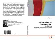 Capa do livro de Aktivierung oder Entmutigung? 