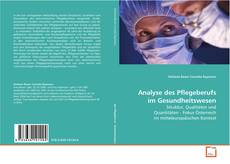 Capa do livro de Analyse des Pflegeberufs im Gesundheitswesen 