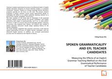 Couverture de SPOKEN GRAMMATICALITY AND EFL TEACHER CANDIDATES