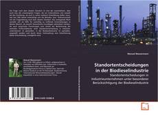 Capa do livro de Standortentscheidungen in der Biodieselindustrie 