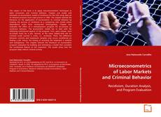 Buchcover von Microeconometrics of Labor Markets and Criminal Behavior