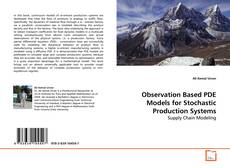 Buchcover von Observation Based PDE Models for Stochastic
Production Systems