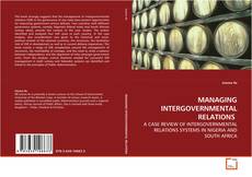 Couverture de MANAGING INTERGOVERNMENTAL RELATIONS