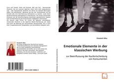 Capa do livro de Emotionale Elemente in der klassischen Werbung 