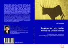 Bookcover of Engagement von Hedge Fonds bei Unternehmen