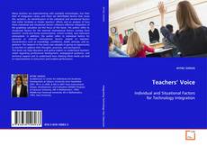 Bookcover of Teachers’ Voice