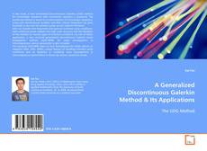 Copertina di A Generalized Discontinuous Galerkin Method