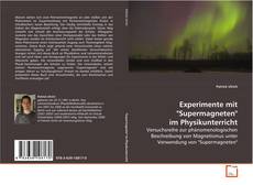 Experimente mit "Supermagneten" im Physikunterricht kitap kapağı