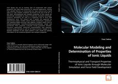Capa do livro de Molecular Modeling and Determination of Properties
of Ionic Liquids 