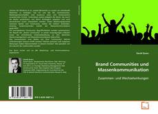 Capa do livro de Brand Communities und Massenkommunikation 