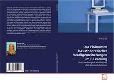 Capa do livro de Das Phänomen basistheoretischer Verallgemeinerungen
im E-Learning 