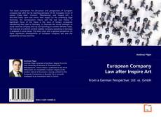 Copertina di European Company Law after Inspire Art