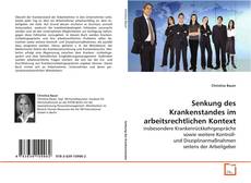 Обложка Senkung des Krankenstandes im
arbeitsrechtlichen Kontext