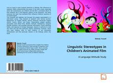 Copertina di Linguistic Stereotypes in Children's Animated Film