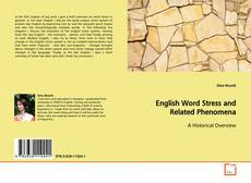 Portada del libro de English Word Stress and Related Phenomena