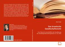 Borítókép a  Das kroatische Gesellschaftsrecht - hoz