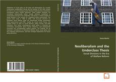 Buchcover von Neoliberalism and the Underclass Thesis
