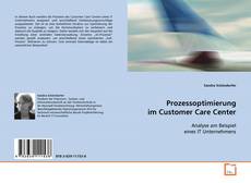 Capa do livro de Prozessoptimierung im Customer Care Center 