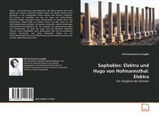 Sophokles: Elektra und Hugo von Hofmannsthal: Elektra kitap kapağı