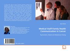 Capa do livro de Medical Staff-Family Health Communication in Cancer 