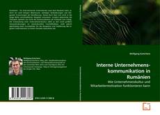 Capa do livro de Interne Unternehmens- kommunikation in Rumänien 