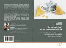 Couverture de Die Lotterie nach Becker/DeGroot/Marschak