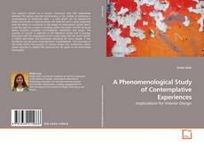 Capa do livro de A Phenomenological Study of Contemplative Experiences 