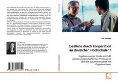 Exzellenz durch Kooperation an deutschen Hochschulen? kitap kapağı
