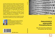 Buchcover von Deterministisch polynomielle Primzahlverfahren