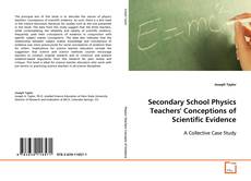 Capa do livro de Secondary School Physics Teachers' Conceptions of
Scientific Evidence: 
