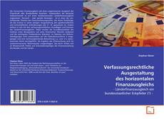 Portada del libro de Verfassungsrechtliche Ausgestaltung des horizontalen
Finanzausgleichs