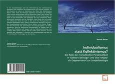 Buchcover von Individualismus statt Kollektivismus?
