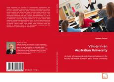 Portada del libro de Values in an Australian University