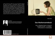 Capa do livro de Das Markencomeback 
