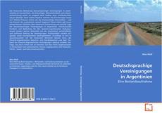 Buchcover von Deutschsprachige Vereinigungen in Argentinien