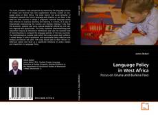 Capa do livro de Language Policy in West Africa 