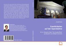 Capa do livro de Eventkriterien auf der Opernbühne 