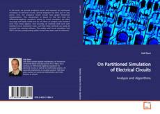 Buchcover von On Partitioned Simulation of Electrical Circuits