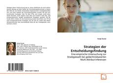 Buchcover von Strategien der Entscheidungsfindung