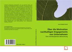 Couverture de Über die Motivation nachhaltigen Engagements von
Unternehmen