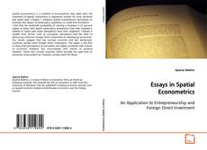Capa do livro de Essays in Spatial Econometrics 