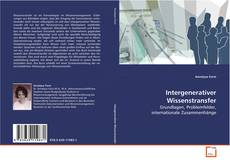 Capa do livro de Intergenerativer Wissenstransfer 