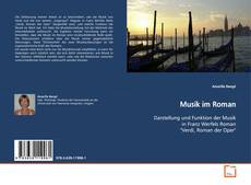 Buchcover von Musik im Roman