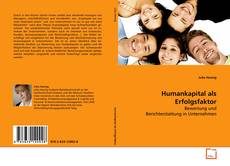 Capa do livro de Humankapital als Erfolgsfaktor 