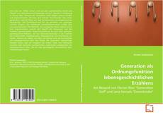Capa do livro de Generation als Ordnungsfunktion lebensgeschichtlichen
Erzählens 