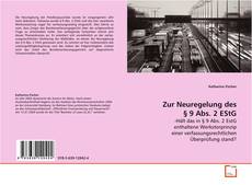 Copertina di Zur Neuregelung des § 9 Abs. 2 EStG